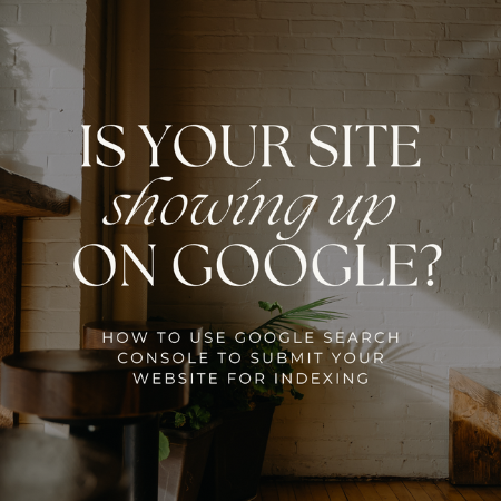 Using Google Search Console to Submit a Showit Website Sitemap